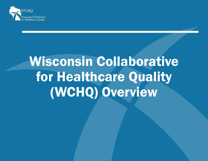 for healthcare quality
