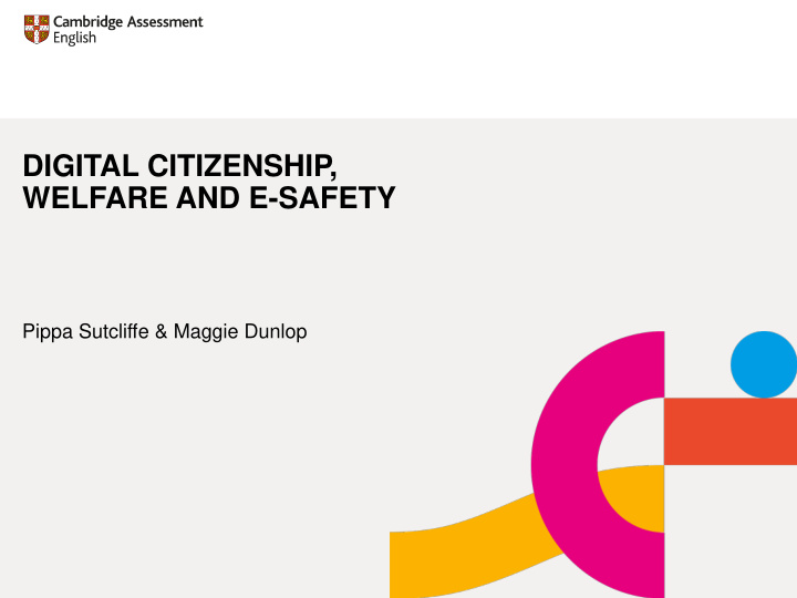 digital citizenship welfare and e safety