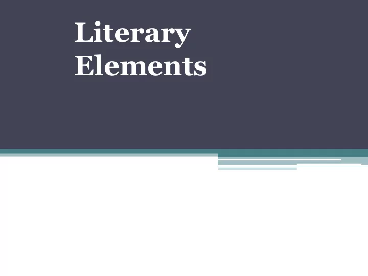 literary