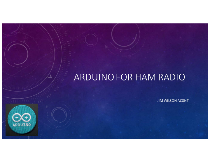 arduino for ham radio