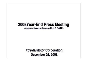2008Year  Year-  -End Press Meeting  End Press Meeting  2008Year-End Press Meeting  2008  -prepared