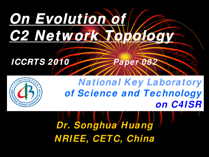 on evolution of on evolution of c2 netw ork topology c2