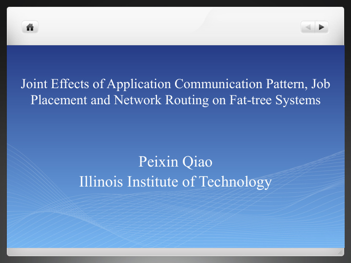 peixin qiao illinois institute of technology mo va on