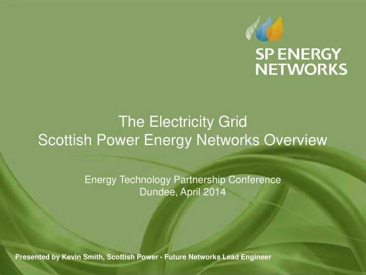 the electricity grid