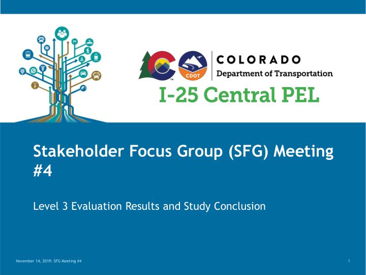stakeholder focus group sfg meeting 4