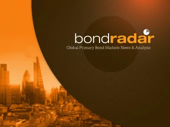 Global Primary Bond Markets News &amp; Analysis  Global Primary Bond Markets News &amp; Analysis