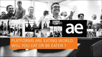 WILL YOU EAT OR BE EATEN ?  Platforms  are  as old as  trains  2  Sometimes  platforms  go wrong  3