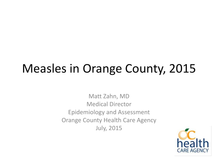 measles in orange county 2015