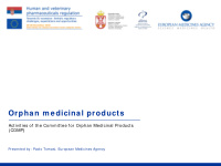 orphan m edicinal products