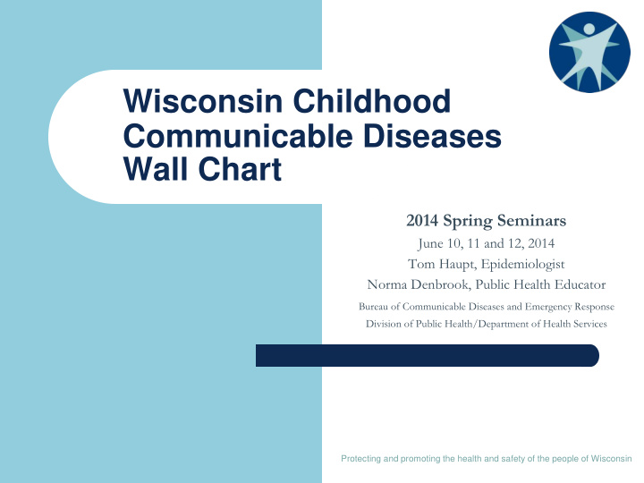 wisconsin childhood communicable diseases wall chart