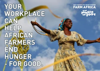 YOUR  WORKPLACE  CAN  HELP  AFRICAN  FARMERS  END  HUNGER  - FOR GOOD.  TONIGHT,  ONE IN THREE