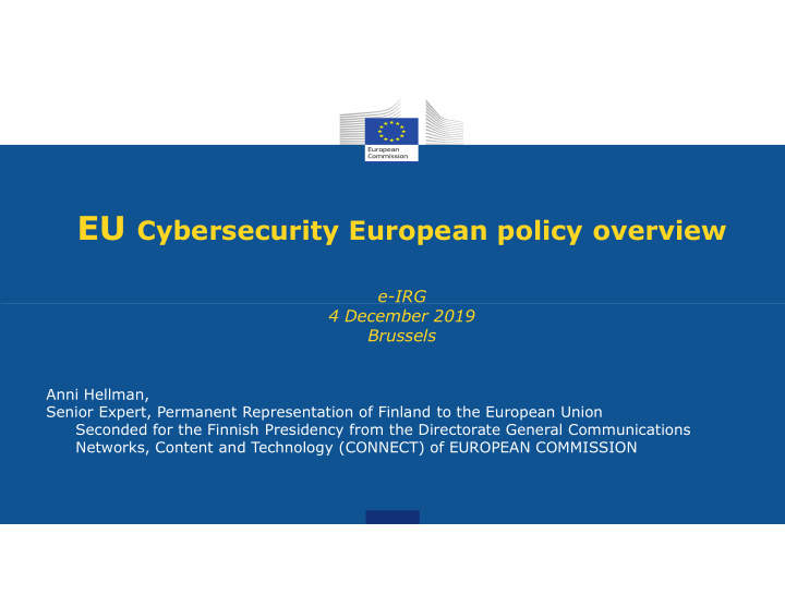 eu in action about cybersecurity