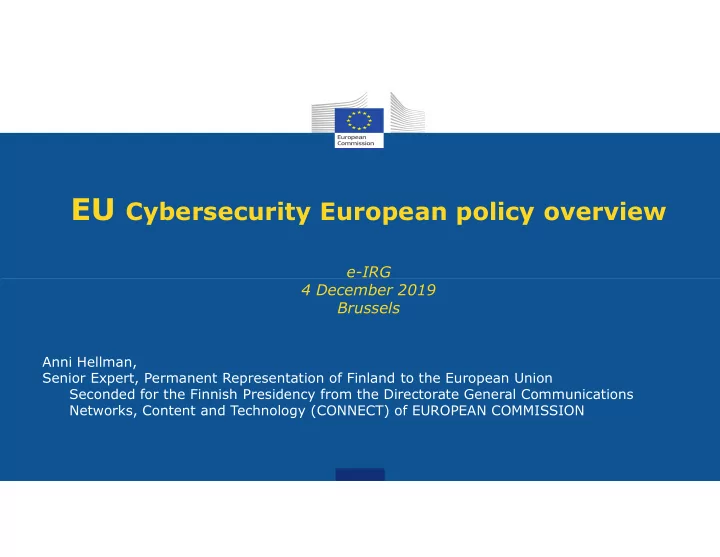 eu in action about cybersecurity