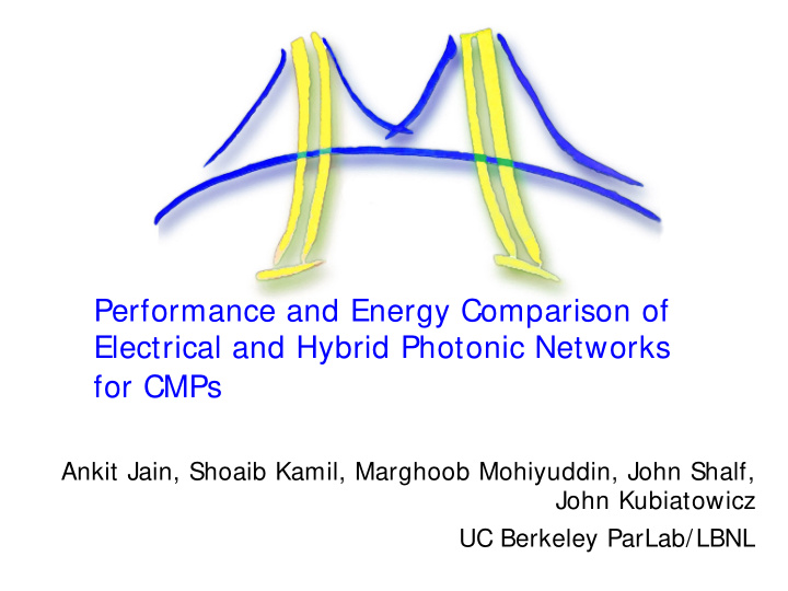 performance and energy comparison of electrical and