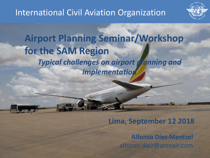 airport planning seminar workshop