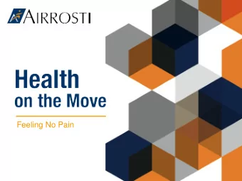 Feeling No Pain Conditions We Treat | Acute &amp; Chronic TAC Outcome Reporting | Collected at Each