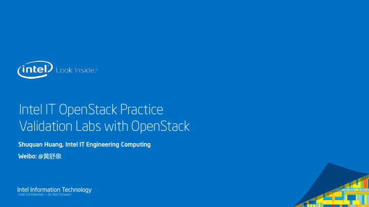 validation labs with openstack