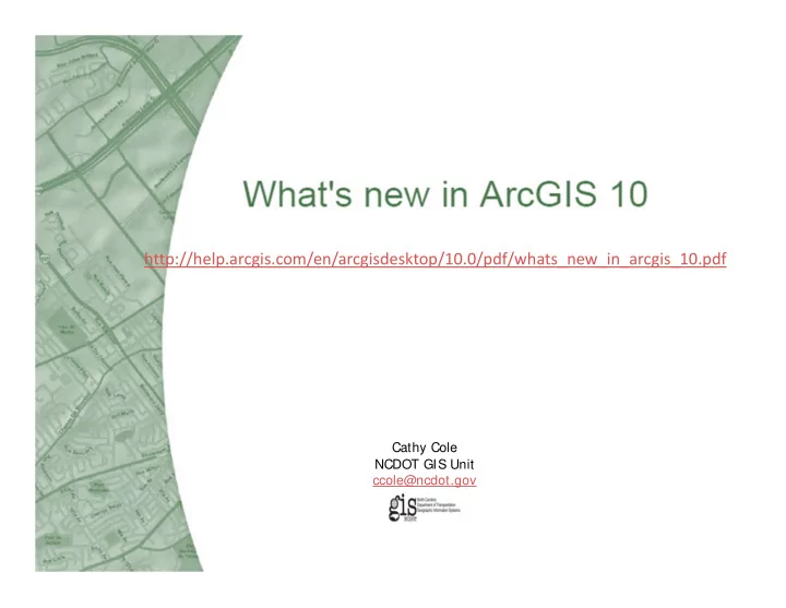 http help arcgis com en arcgisdesktop 10 0 pdf whats new