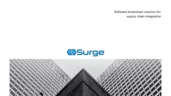 su ppl y chain in t eg r a t ion  T  H  E  P R O  B  L  E  M  S  W  E  M  A  N  A  G  E Mo st S u