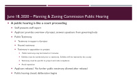 june 18 2020 planning zoning commission public hearing