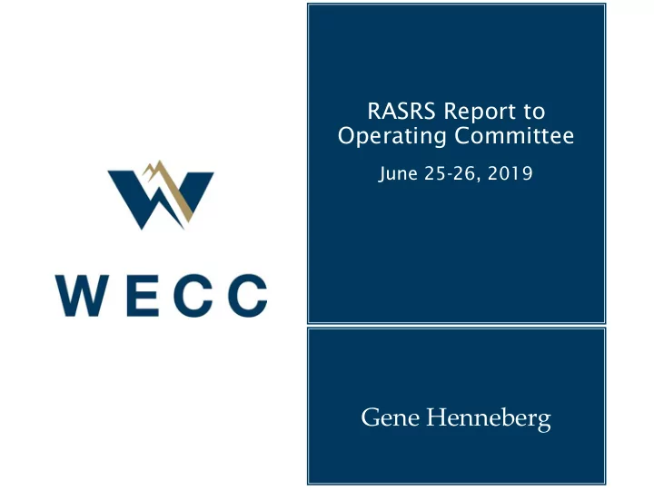 gene henneberg rasrs scheme reviews february 2019 11