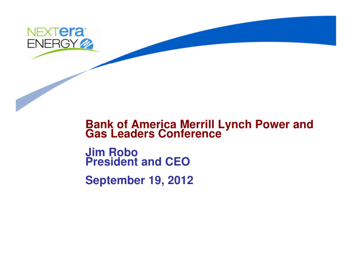 bank of america merrill lynch power and gas leaders