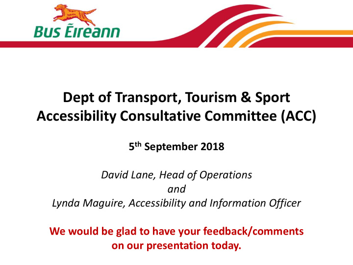 accessibility consultative committee acc