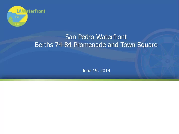 san pedro waterfront