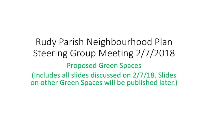 steering group meeting 2 7 2018