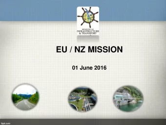 EU / NZ MISSION  01 June 2016 Electricity Sector  Generation Mix  Electricity Generation in Fiji