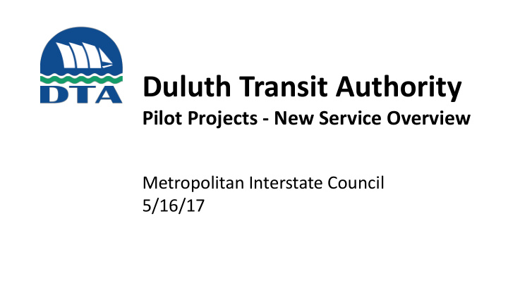 duluth transit authority