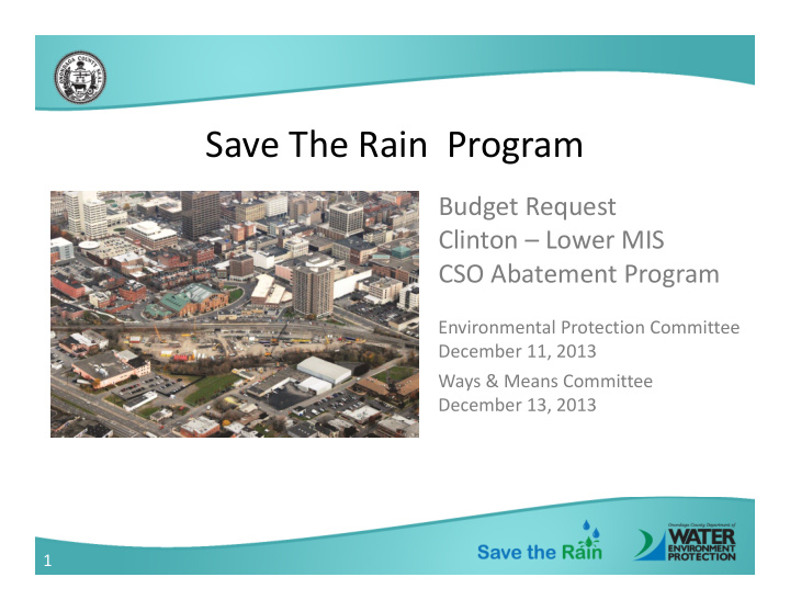 save the rain program