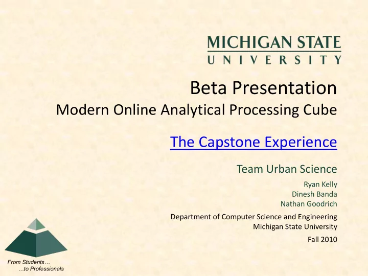 beta presentation