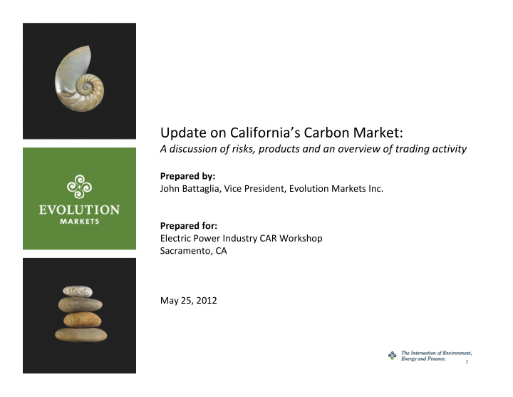 update on california s carbon market