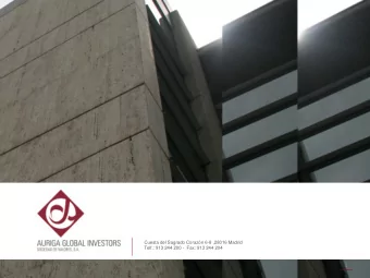 1  AURIGA GLOBAL INVESTORS SOCIEDAD DE VALORES, S.A .  INDEX  8  Philosophy  4  Fixed-Income  Our