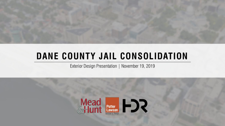 dane county jail consolidation
