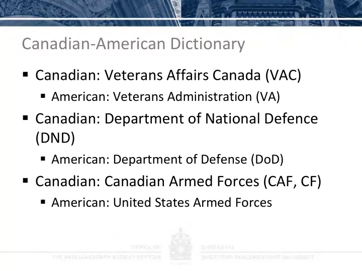 canadian american dictionary