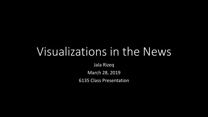 visualizations in the news