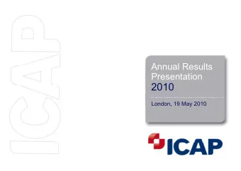 2010  2010  ..............................................  London 19 May 2010  London, 19 May 2010