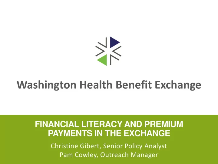 washington health benefit exchange