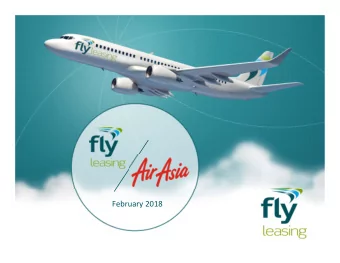 February 2018  DISCLAIMER  ForwardLooking Statements:  This presentation contains certain