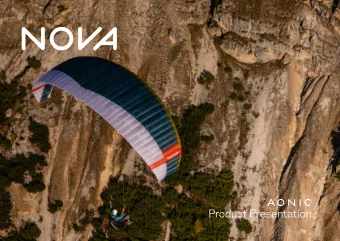 Product Presentation  AONIC  Take your skills to A higher level  The high-end EN A