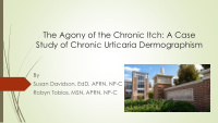 the agony of the chronic itch a case study of chronic