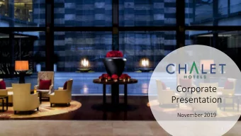 Corporate  Presentation  November 2019  1  What Defines Us  Pedigree  K Raheja Corp  Leading real