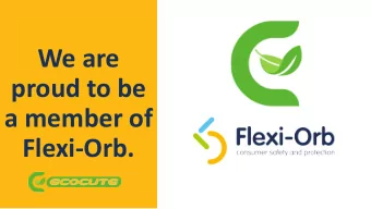 We are  proud to be  a member of  Flexi-Orb.  Hi, Im Lexi, the  energy advisor here  at