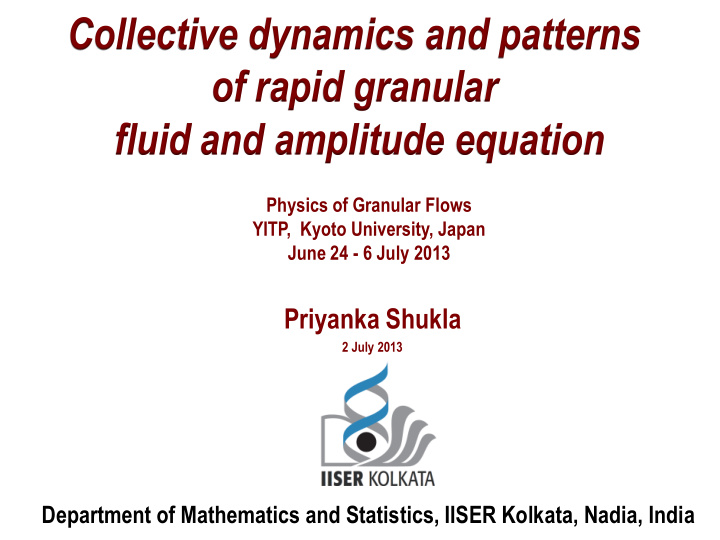 collective dynamics and patterns of rapid granular fluid