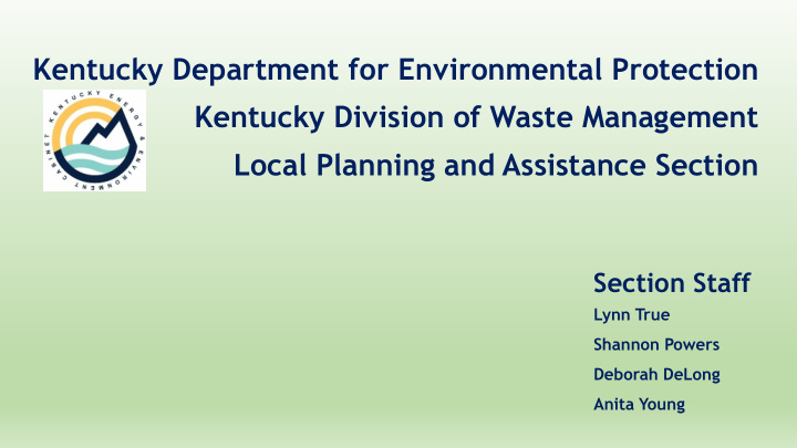 kentucky department for environmental protection