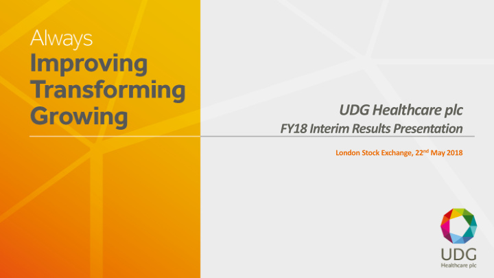 udg healthcare plc