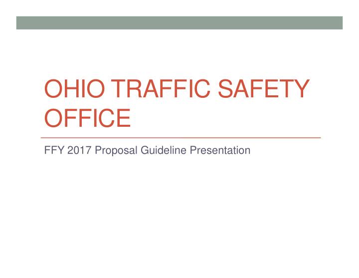 ohio traffic safety office