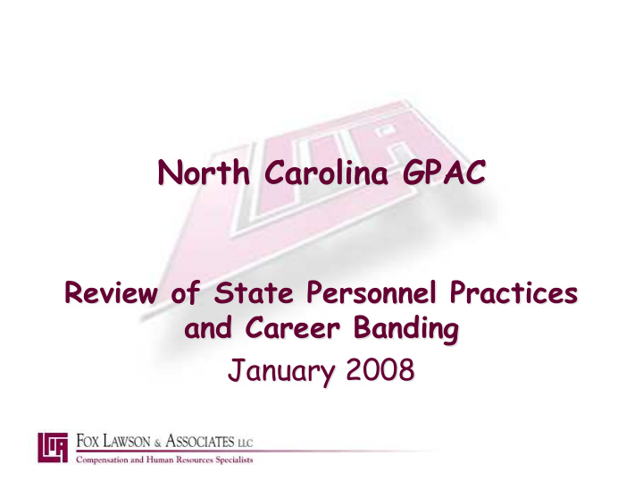 north carolina gpac north carolina gpac